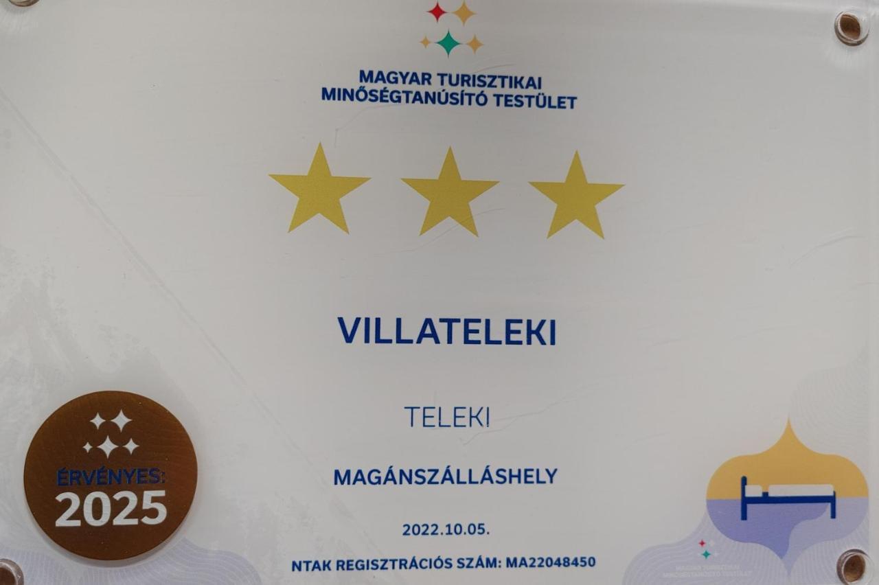 Villa Teleki Εξωτερικό φωτογραφία